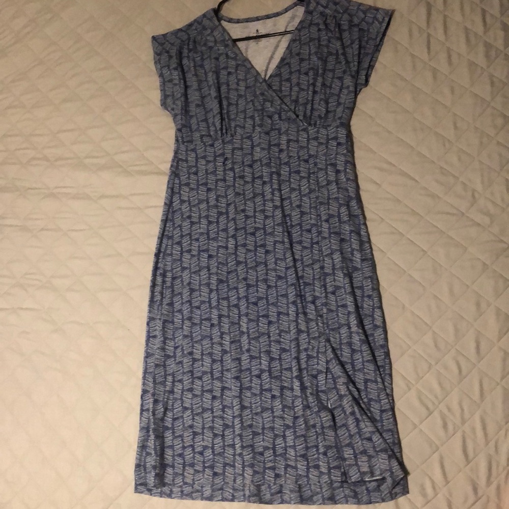 Blue casual dress
